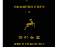 瞪羚企業(yè)證書(shū)